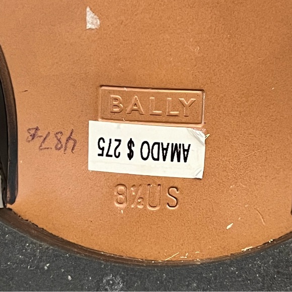 Bally Mens Dark Brown Cap Toe Oxfords Size 8.5 - Picture 2 of 16